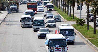 صيدا جددت وفاءها لرفيق الحريري وعشرات الحافلات أقلت مشاركين الى وسط بيروت