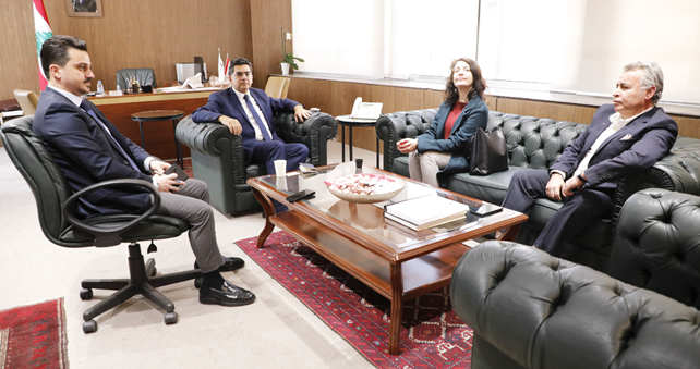 مرقص التقى مديرة مكتب ال "اسوشيتد برس" في بيروت