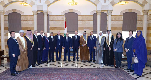 سلام أمام أعضاء السلك الديبلوماسي العربي: البيان الوزاري يلتزم استعادة لبنان مكانته بين اشقائه العرب والحرص على الا يكون منصة للتهجم على الدول العربية والصديقة