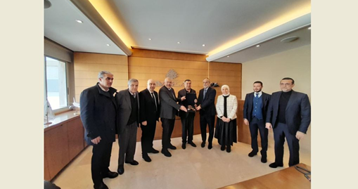 وفد بلدية بيروت كرّم الحوت وأثنى على جهود "الميدل إيست" خلال العدوان