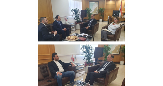 وزير الاشغال بحث مع وفد "البنك الأوروبي " في تطوير مشاريع إنمائية