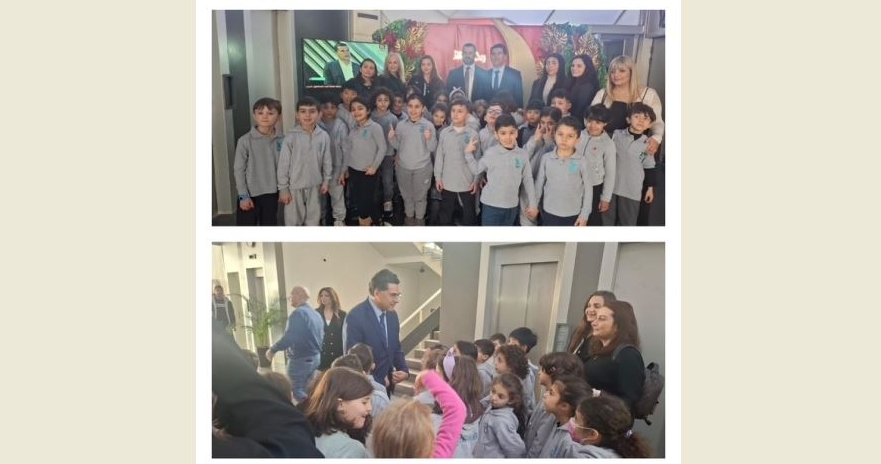 وزير الاعلام التقى تلامذة مدرسة "ايستوود كولدج" في تلفزيون لبنان