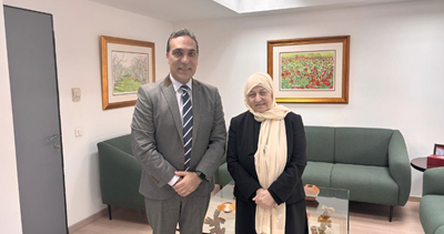 بهية الحريري استقبلت ممثل الصندوق العالمي للآثار في العالم العربي