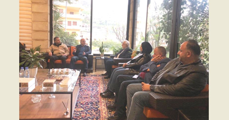 الصمد عرض مع وفد "المستقبل" - الضنية شؤون الاستحقاق البلدي