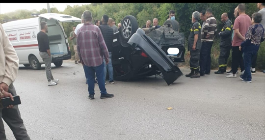 وفاة شاب جراء انزلاق سيارته في جران - البترون