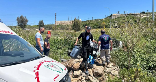 3 جرحى في حادث سيرعلى اوتوستراد صيدا - صور