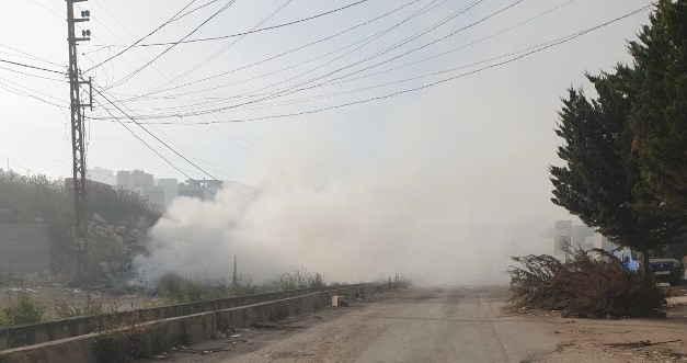 حرق نفايات في تول تسبب بحالات ضيق في التنفس ومناشدات بوضع حد للأزمة