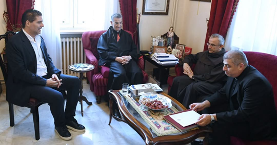 الراعي استقبل بطريرك السريان الأرثوذكس وزوار ومكتب راعوية المرأة