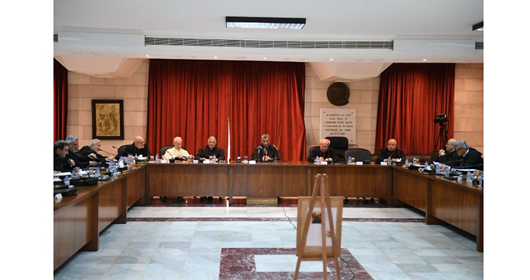 الراعي ترأس الرياضة الروحية لمطارنة الطائفة في لبنان وبلدان الانتشار استعدادا لإنطلاق اعمال السينودس الاثنين المقبل