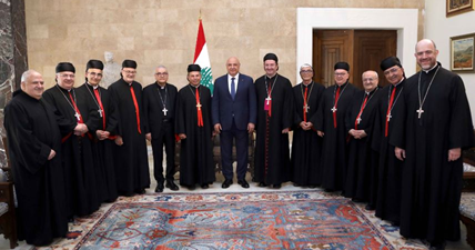 الرئيس عون لوفد مطارنة الابرشيات المارونية في الانتشار: الدولة بدأت فعليا بالعمل لتحقيق الإنجازات بخطوات صغيرة انما بعزم كبير