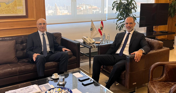 الحجار ورسامني بحثا ملفات ذات اهتمام مشترك ولاسيما الاجراءات في المطار