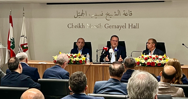 شقير يدعو القطاع الخاص اللبناني خلال لقاء حواري في جونية الى تشغيل محركاته بالسرعة القصوى للإستفادة من موسم الصيف