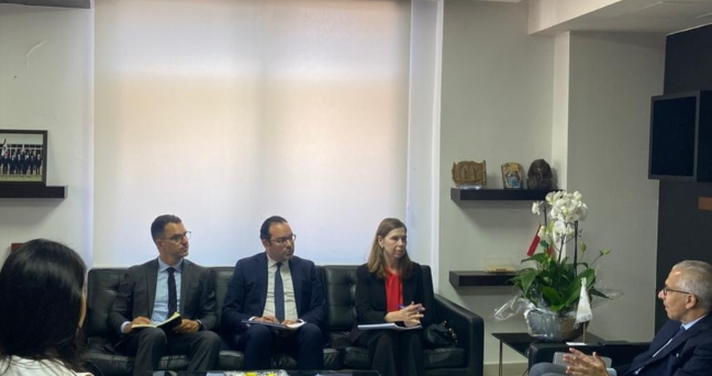 وزير الاقتصاد عرض مع مسؤولة البنك الأوروبي لإعادة الإعمار تسريع البنك لبرامج المساعدة الفنية