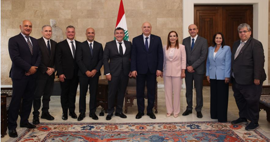 رئيس الجمهورية استقبل بن فرحان ووفدا مشتركا من جمعيتي ALMA و HOME: القطاع الصحي في لبنان من أهم القطاعات في المنطقة رغم كل ما حصل
