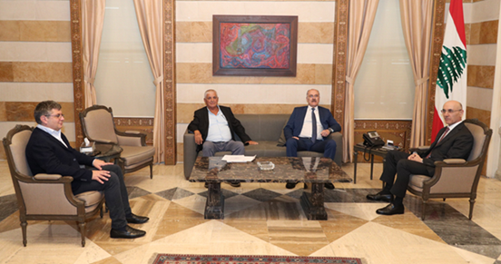 الحجار استقبل عبدالله عارضا لانشاء مركز للدفاع المدني والأمن العام في برجا ومخفر في كترمايا