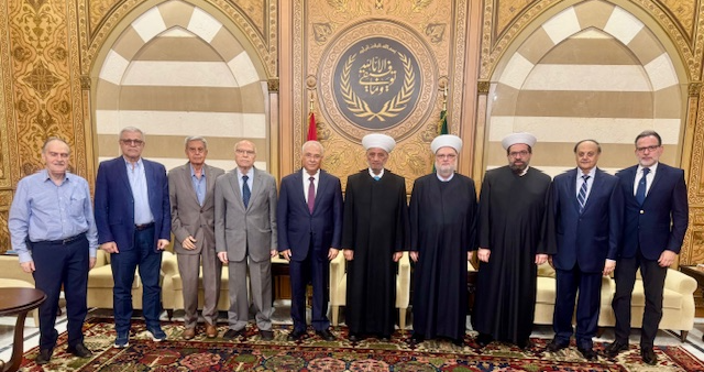 المفتي دريان إستقبل وفودا داعمة لمواقفه الوطنية الجامعة