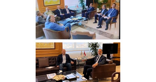 رسامني عقد اجتماعا تنسيقيا مع مجلس الانماء والاعمار واستقبل الحواط والأسمر وأكد حرص الوزارة على التعاون لمواكبة الاحتياجات الإنمائية