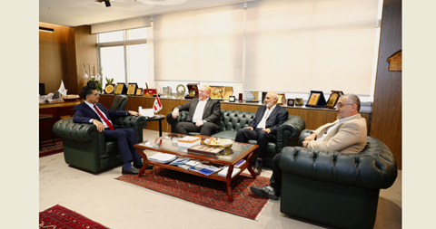 مرقص بحث ووفد "الجماعة الاسلامية" شؤوناً اعلامية ووطنية