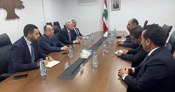 الوزير رجّي بحث وزكي التمديد" لليونيفيل" : الحكومة تسعى بكل حكمة وترو لمعالجة مسألة حصر السلاح