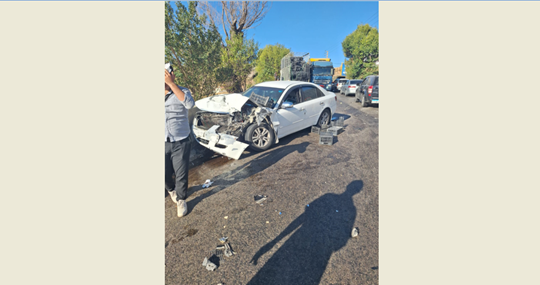 7 جرحى في حادث سير بين 5 مركبات على طريق المريجات