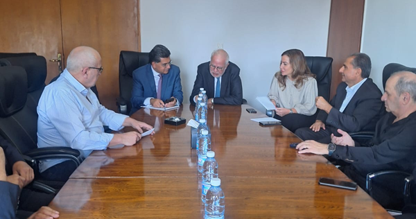 نصار ومرقص بحثا مع ممثلي الإعلام في العلاقة بين القضاء والإعلام