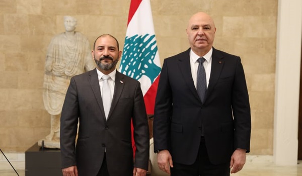 (*) الرئيس عون تسلم اوراق اعتماد سفراء جدد